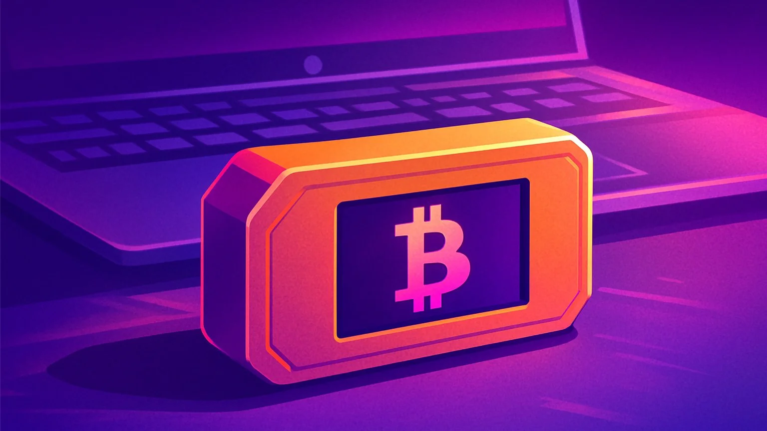 DIY hardware wallet build on a workbench