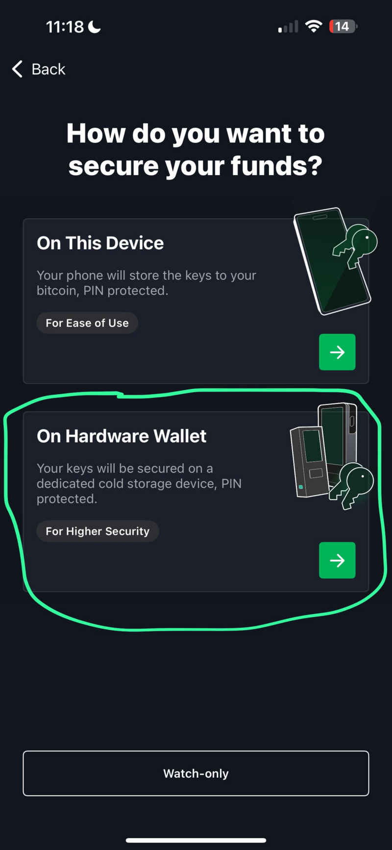 Green Hardware Wallet